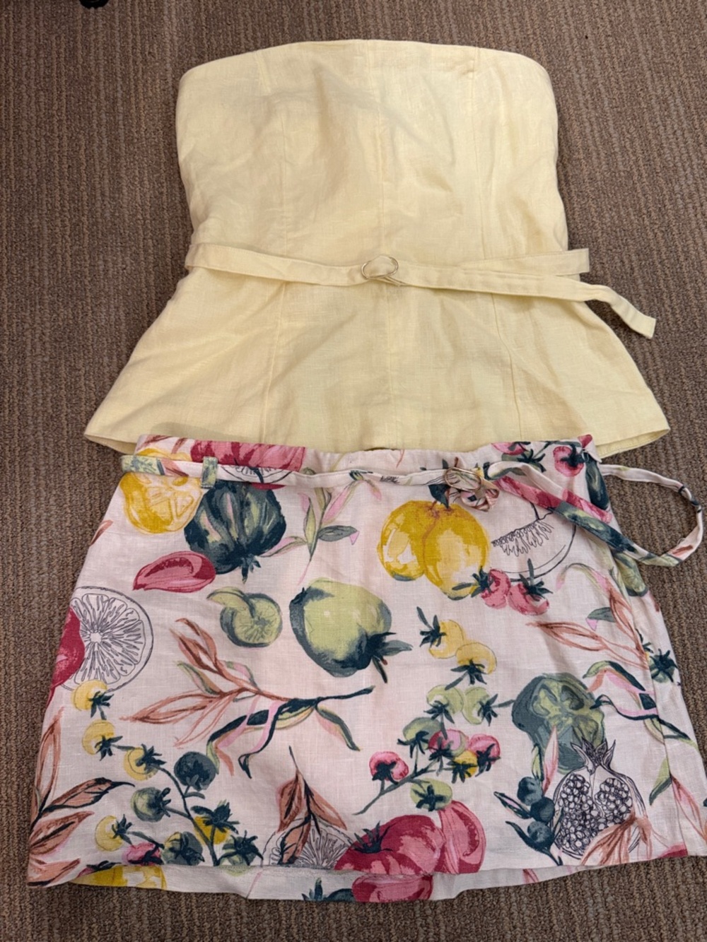 Abercrombie Linen Skort